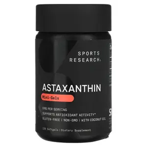 Sports Research Astaxanthin, Mini-Gels, 6 mg, 120 Softgels Sports Research Astaxanthin, Mini-Gels, 6 mg, 120 Softgels