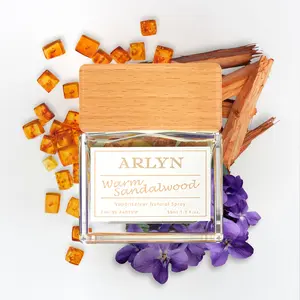 Warm Sandalwood, Arlyn, Unisex Perfume, Eau de Parfum, Violet-Sandalwood-Amber, Long-Lasting, Vegan, Cruelty-Free, Made in USA – 50 ml | 1.7 Oz.
