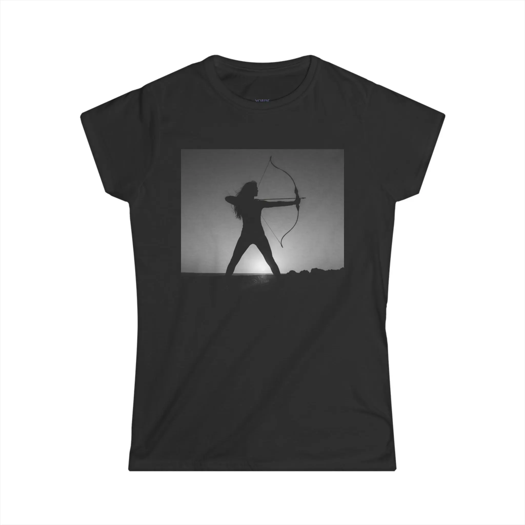 Huntress Archer Tee, Women's Softstyle Tee Casual Breathable