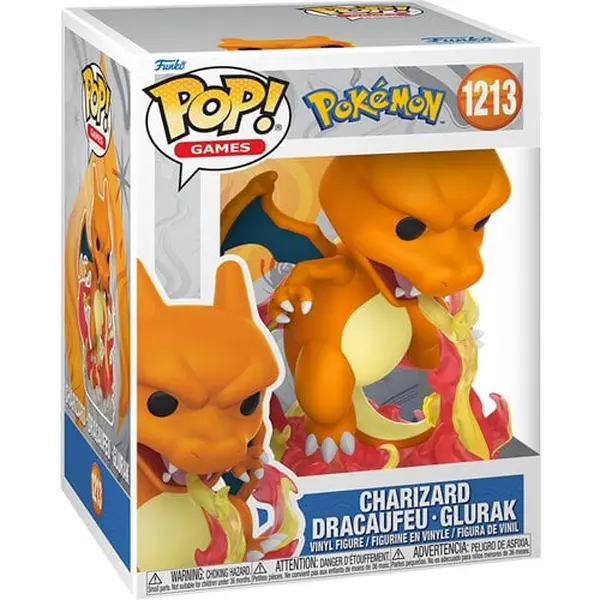Funko Pop! Premium Pokemon Charizard Vinyl Figure #1213 - Anime Collectible Character Figurine, Display-Worthy Figure Model