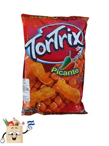 3 Tortrix Corn Chips Snack Crunchy Flavor multi flavored