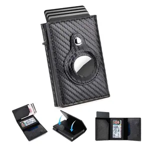 Mens Smart Wallet PU Leather - Slim Minimalist Bifold, 9-14 Card Capacity with ID Window & Cash Slot, Lightweight Exquisite Daily Card Wallet