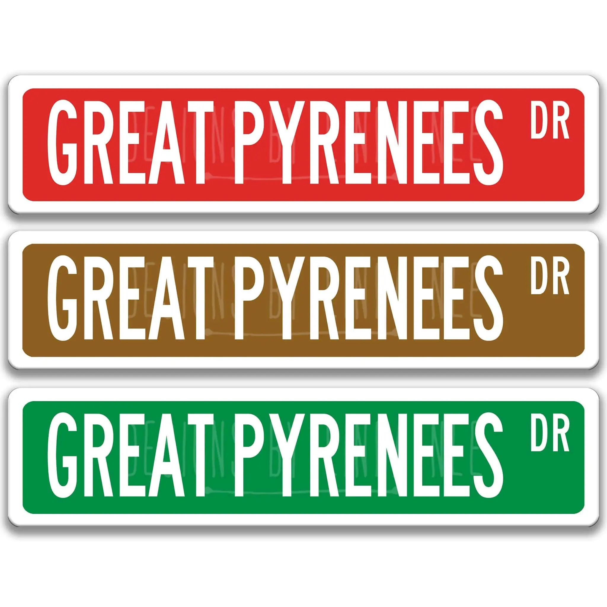 Great Pyrenees Metal Sign