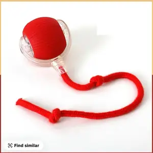 SPOVEN Cat&Dog Toy - Interactive USB Rechargeable Ball Toy with Bird Chirping & Flashing Light for Anti-Depression Fun Gift for Cats & Dogs