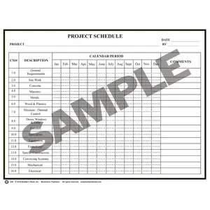 245 Project Scheduling Form