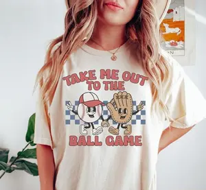 Baseball Shirt, Baseball Vibes Shirt, Sports Mom Shirt, Mothers Day Gift, Cute Mama Tee, T-ball Mom, Retro Baseball