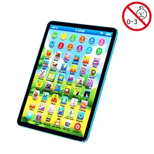 Interactive Children Learning Tablet Toy, Educational Pre-School Toy with Abc Words Songs and Music, Battery Powered Gift for Boys and Girls