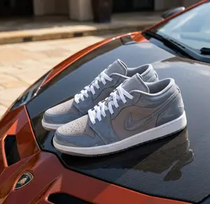 Nike Air Jordan 1 Low SE Medium Grey Cool Grey White HF3148-011 Mens Fashion Sneakers New