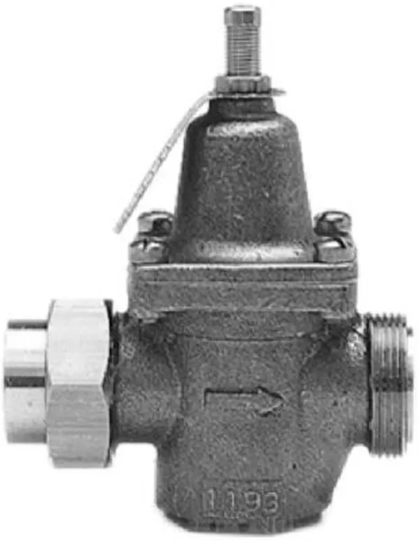212 MAIN Industrial Water Pressure Reducer, 0.5 in. Standard Capacity Lead-Free with Bypass System for Boating and Water Sports, 3.5 Lbs, 50 Psi Factory Setting, Integral Strainer, Stainless Steel, Valve, Commercial, Thermoplastic
