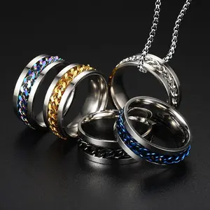 UJ Fashion Stainless Steel Hip-Hop Ring For Man&Woman