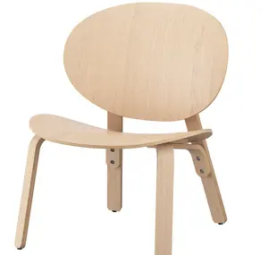 Ikea FRÖSET Chair, White Stained Oak Veneer Accent Dining Chair – Modern Scandinavian Wooden Seating with Minimalist Design, Sturdy Construction & Natural Finish for Dining Room, Kitchen & Home Use