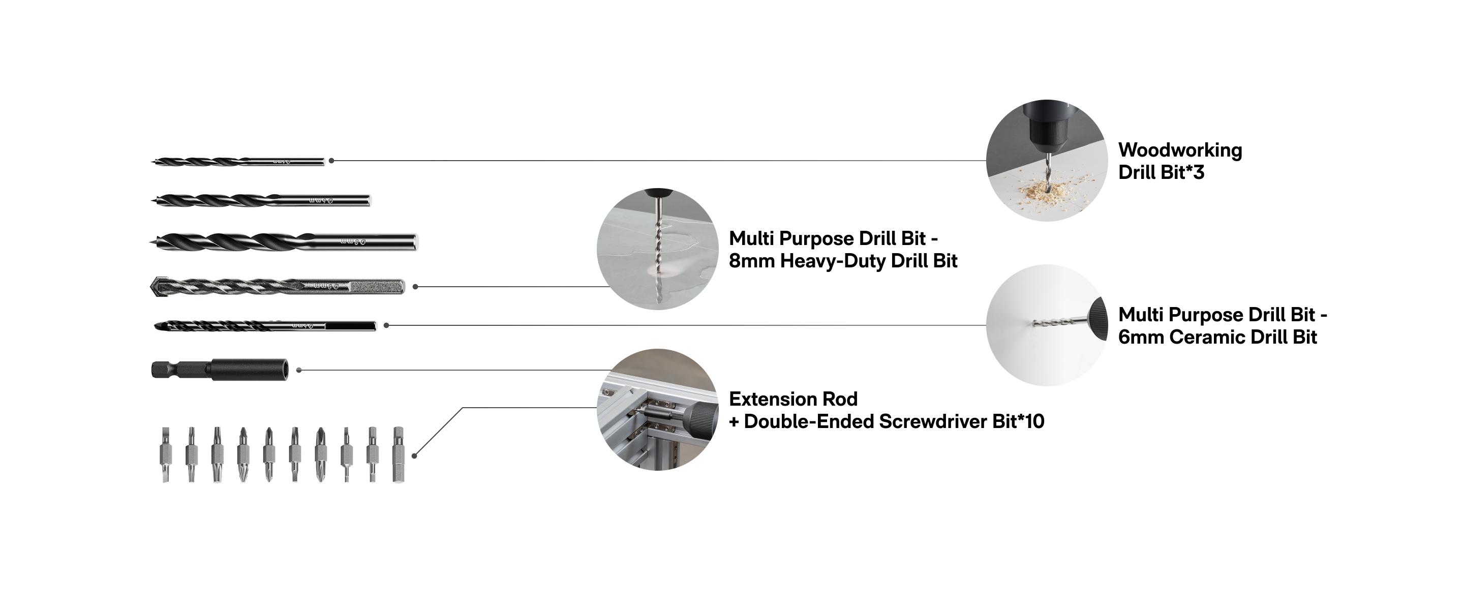 HOTO 16V Brushless Power Drill, 50 N·m High Torque with Smart Display, Auto Mode and LED Light, 10 Bits, 5 Drill Bits, 3/8” Keyless Chuck, Two Working Modes, Perfect for Home Repairs and Projects HOTO 16V Brushless Power Drill, 50 N·m High Torque with Smart Display, Auto Mode and LED Light, 10 Bits, 5 Drill Bits, 3/8” Keyless Chuck, Two Working Modes, Perfect for Home Repairs and Projects