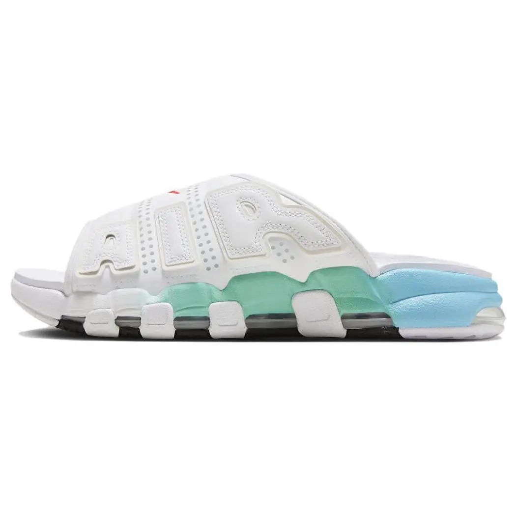 Nike Air More Uptempo Slide Aqua Trendy Men's White FN3437-161