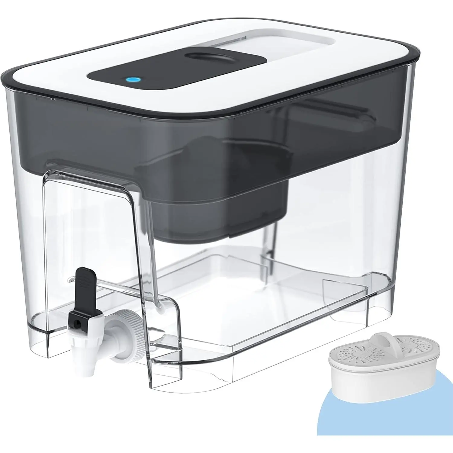 200 Gallon Longevity 40 Large Cup Water Filter Dispenser, with 1 Filter, Suitable for Home and Office