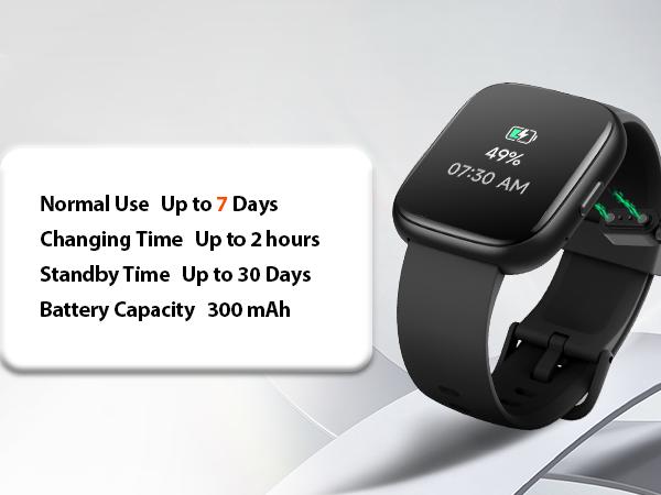 Alexa-Enabled Smart Wristwatch (Wearable Device), 1.83" HD LCD Touchscreen Fitness Tracker with Bluetooth Call, Heart Rate Monitor, Sleep Tracking, 120+ Sports Modes, IP68 Waterproof for Android & iPhone (with Camera), Workout, Magnetic, Charging