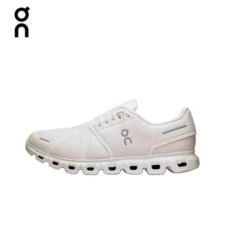 On Cloud 6 All White Unisex Running Shoes