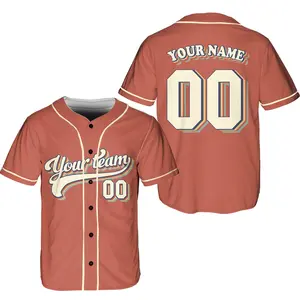 Personalized Vintage Team Name And Number Baseball Jersey, Custom Baseball Jersey Shirt, Baseball Jersey Uniform For Baseball Fans Lovers
