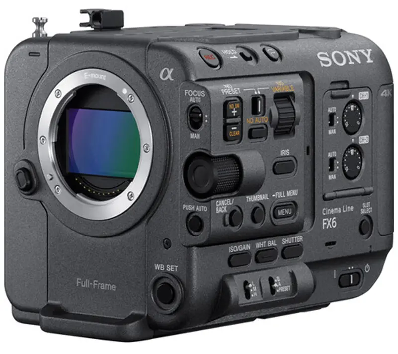 Sony FX6 Full-Frame Cinema Camera Body Only