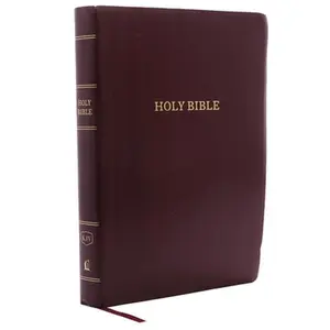 USED-KJV, Reference Bible, Giant Print, Leather-Look, Burgundy, Red Letter Edition by Thomas Nelson (Unknown)