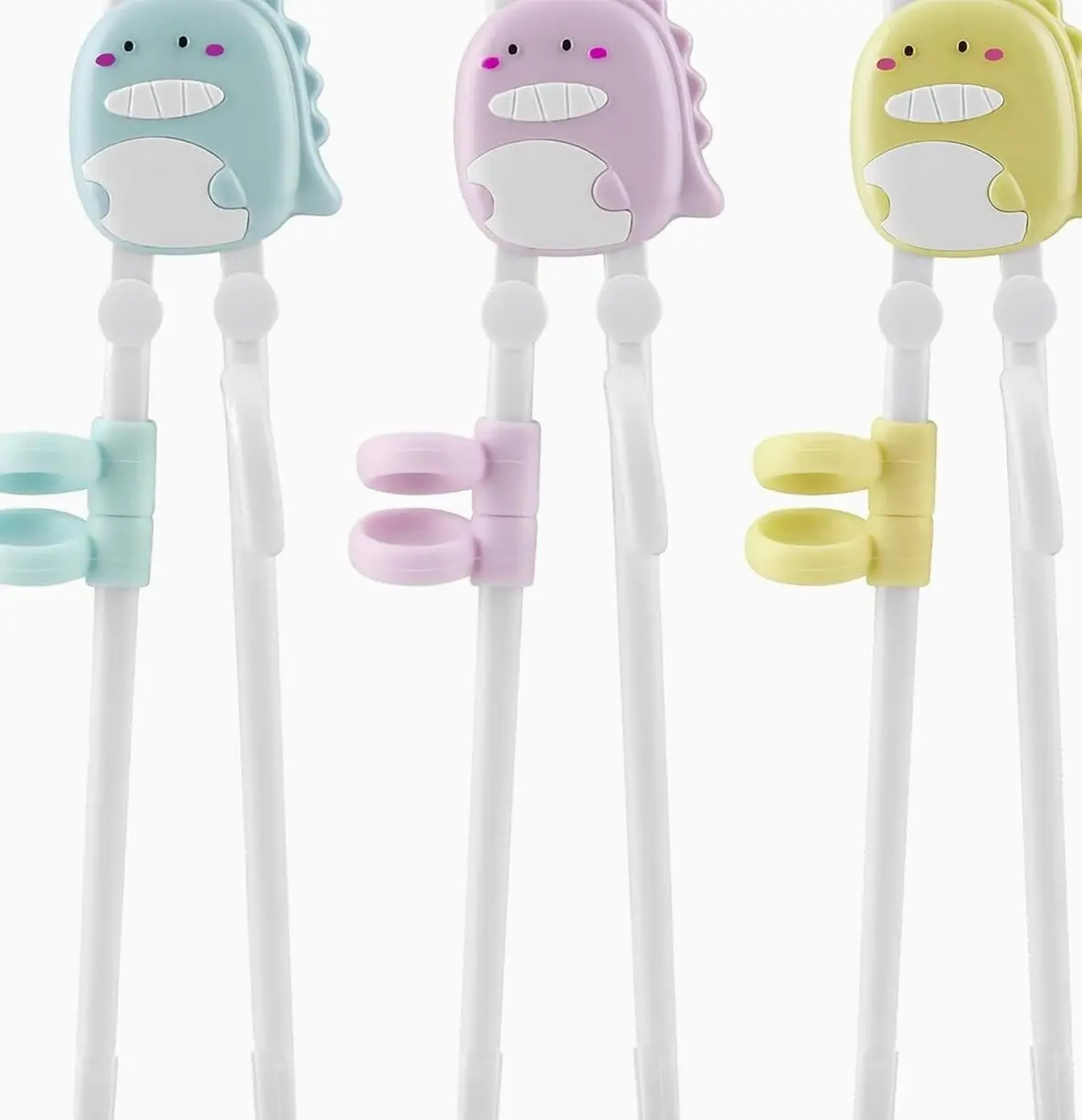 PandaEar Kid Chopsticks, Dinosaur Children Learning Practice Chopsticks for Beginners Toddler (3)