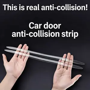 40CM Extended Car Door Anti-Collision Strip Universal Invisible Car Door Edge Protector Waterproof Anti-Scratch Auto Bumper Guard for Car Paint Protection
