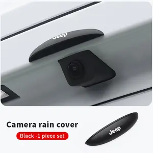 Car Rearview Camera Rain Cover, Silicone Weatherproof Protector, Compatible with Jeep Wrangler, Grand Cherokee, Avenger, Compass, Wagoneer, Gladiator, Patriot, Renegade