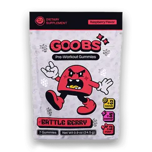 Battle Berry (raspberry) - Pre-workout Gummy