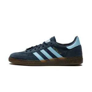 Adidas Handball Spezial Navy Gum Men's Unisex Classic Trainer Sneakers Navy/Clear Sky/Gum Casual Athletic Footwear