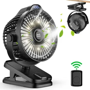 Minthouz Clip Fan USB-C Charging 5 Speed ​​Portable with Clip Baby Comfort makeup Fan for Outdoor Camping/Baby Carriage/Home/Office Fathersdaygift