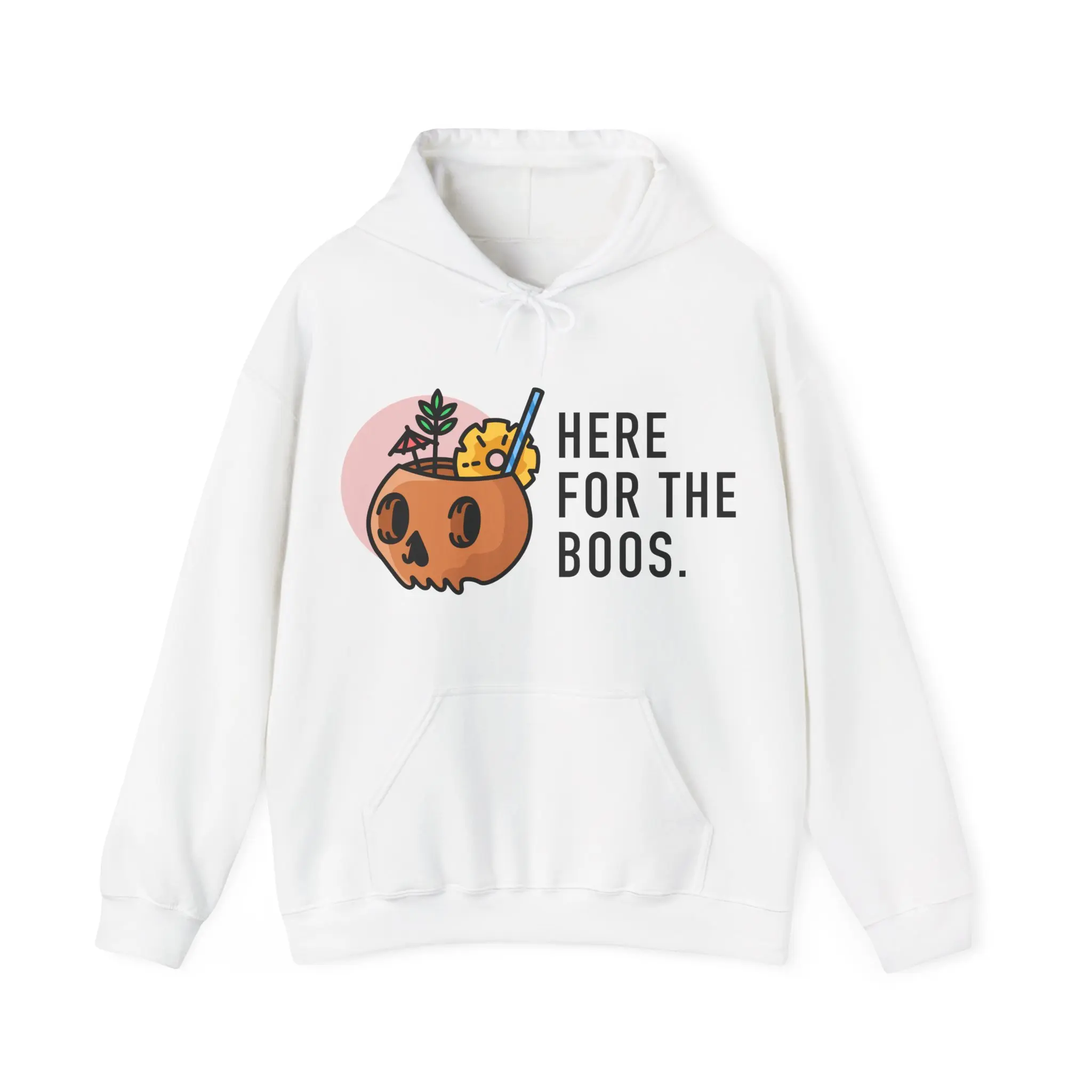 Here for the Boos pumpkin skull latte Hoodie | Halloween sweatshirt