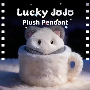 Lucky JoJo Cute NFC Interactive Decision Making Plush Keychain Soft Stuffed Doll Pendant Fashion Bag Ornament Creative Daily Accessories Gift