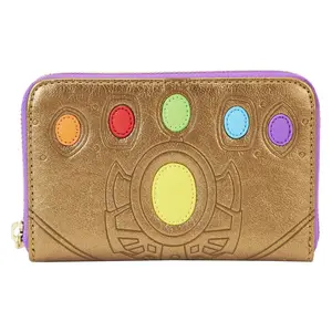 Marvel Metallic Thanos Gauntlet Zip Around Wallet