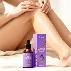 Natural Cyperus Rotundus Body Serum - 60ml/2fl oz Body Care for Post Hair Removal Shave & Wax, Lightweight, Hydrating, Soothing, Supports Skin Barrier, Reduces Inflammatory Response, Smoother-Looking Skin