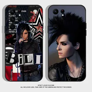 Transparent Soft Shell Bill Kaulitz COOL Rock Phone Case For Samsung S24,S22 Ultra,S20,S30 Plus,S22 Plus,S23,S30 Ultra 5G Silicone Cover Premium Phone Case Deals For You
