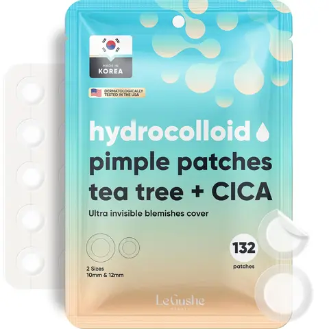 LeGushe Korean MASK for Face with Tea Tree Oil Invisible Zit Stickers  Korean Skin Care