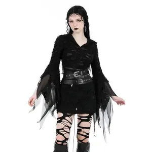 Witcher Hooded Distressed Dress