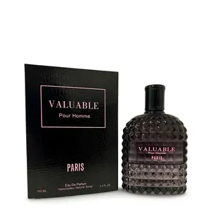 Valuable Pour Homme - 100ml Eau De Parfum For Men, Romantic Floral-Fruity & Woody Notes, Bold, Masculine & Charismatic Cologne For Men, Everyday Use