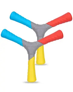 Hikeen Reactive Catch Trainer (2 Pack) - Fun Hand Eye Coordination & Reaction Speed Training Tool Made of EVA Foam for Young Players Kids & Teens - Improves Agility, Reflexes & Focus - Indoor Outdoor Sports Game