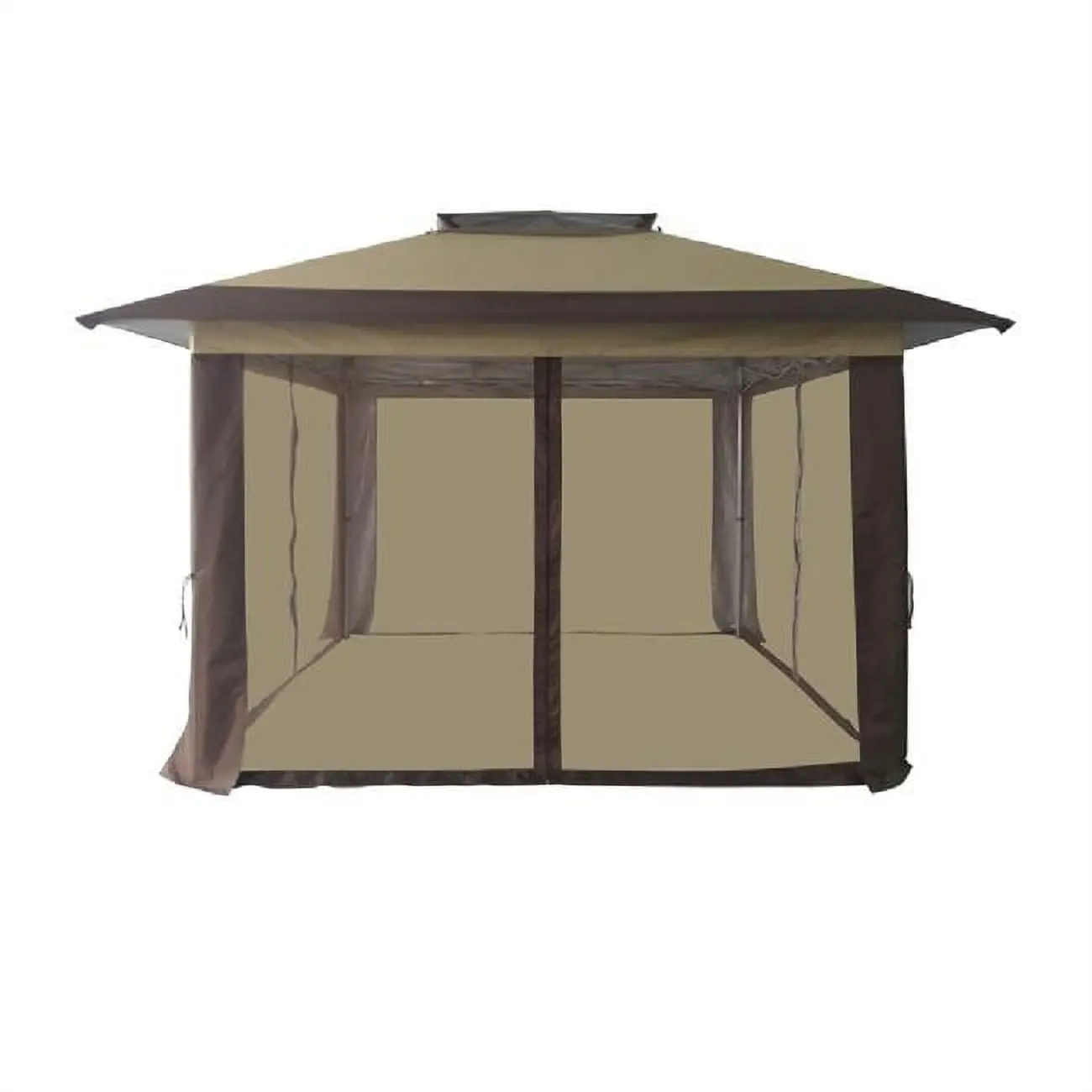 ACE Trading 10 ft. x 10 ft. Rectangular Pop Up Canopy Gazebo (Model 8068386) - Sturdy Reinforced Frame, Central Lock, UV Prevention, Easy Mobility, Removable Netting, for Outdoor Parasols, Canopies & Shade, Backyard Patio Use