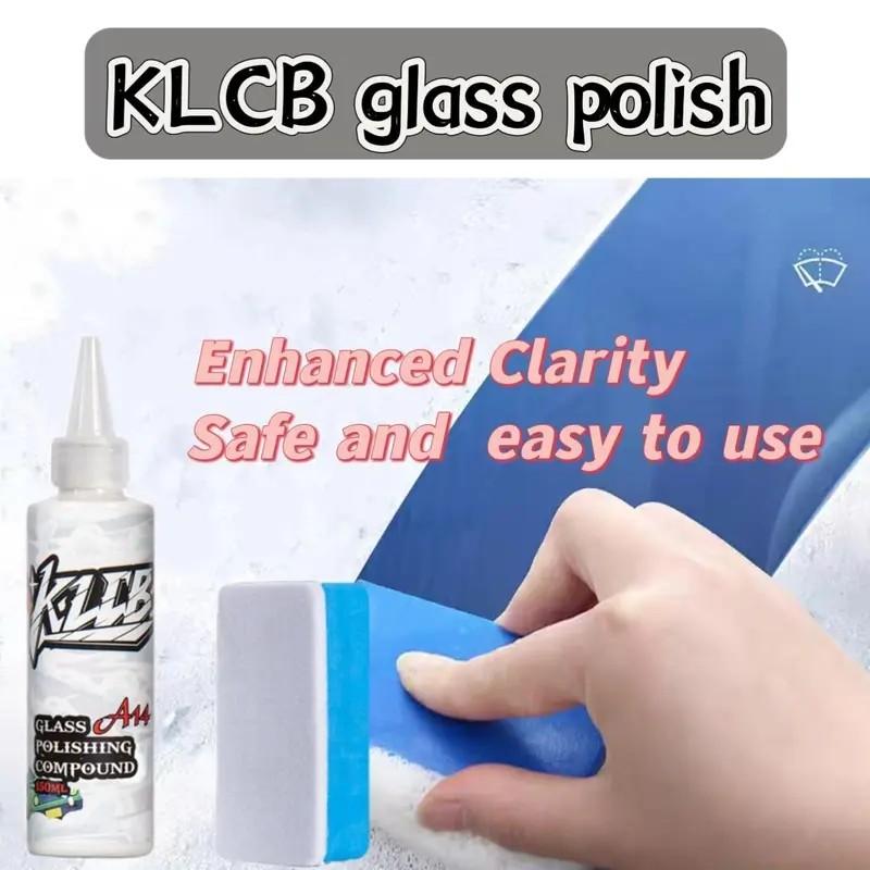 Windshield cleaner, glass polish, compound oil filmremoverscratch-free high-gloss glass cleaner Versatile Film Brush