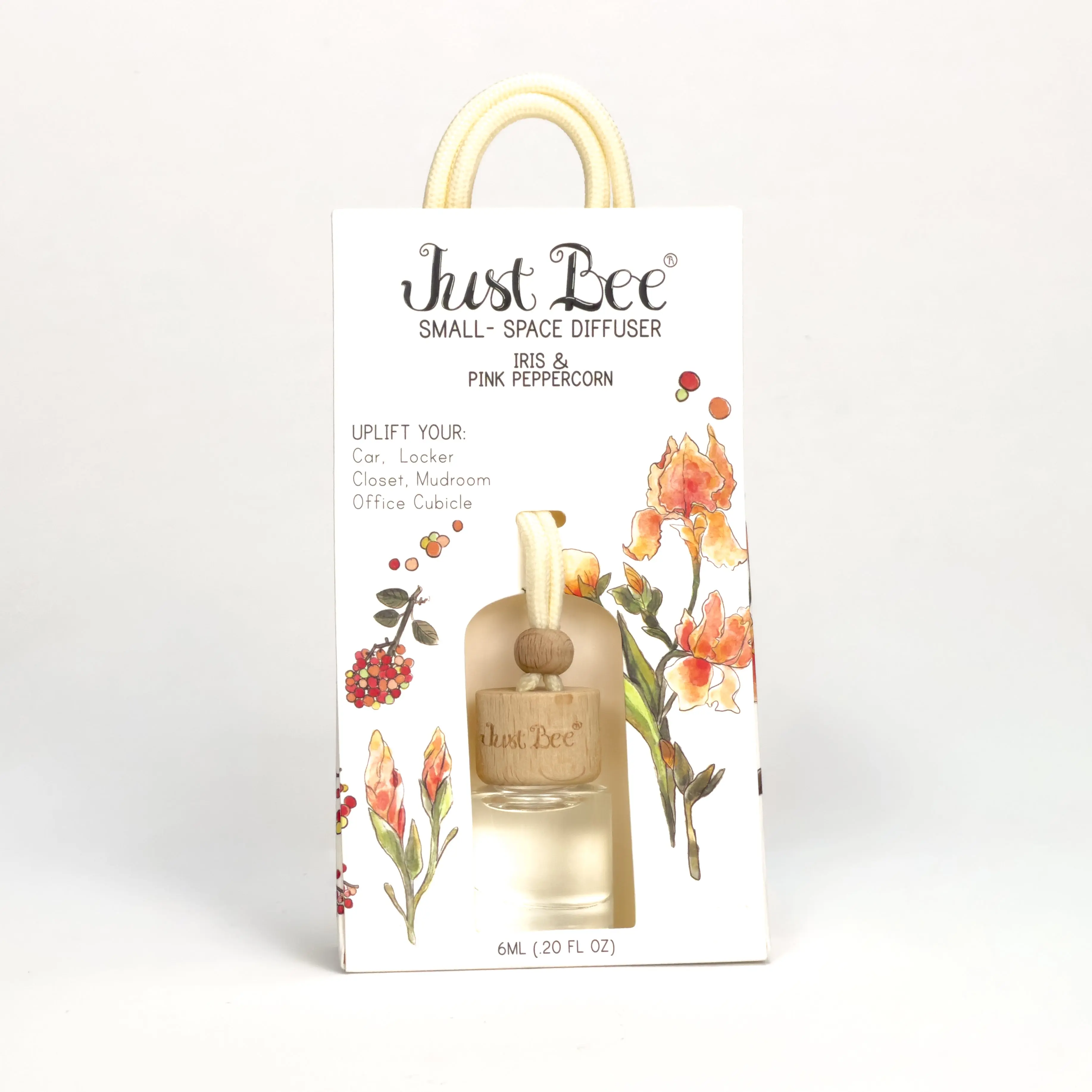 Small-Space Hanging Diffuser - Iris & Pink Peppercorn