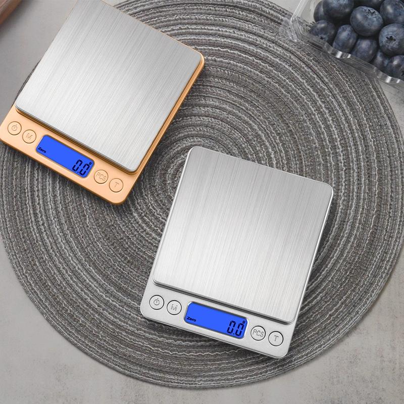 Digital Scale 2000g x 0.1g Jewelry Gold Silver Coin Gram Pocket Size Herb Grain
