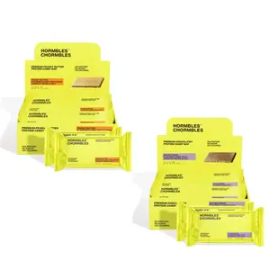 Peanut Butter + Salted Fudge Bundle (24ct - 12x each) - Hormbles Chormbles Protein Chocolate Peanut Butter + Salted Fudge Bundle (24ct - 12x each) - Hormbles Chormbles Protein Chocolate