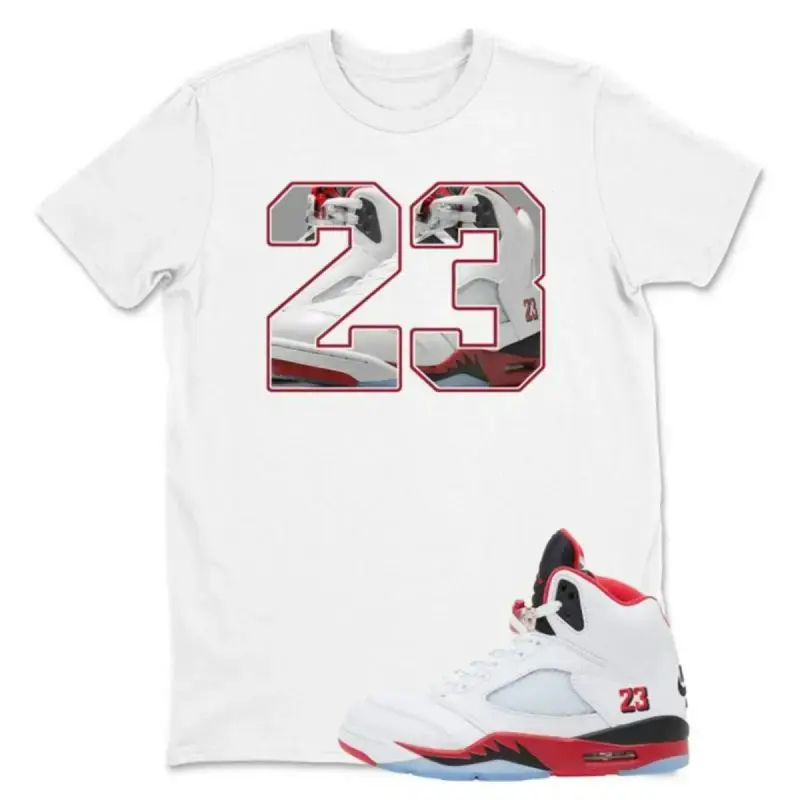 Men's Boxy Cut T-Shirt with Retro Streetball Art, Heavyweight Cotton Graphic Tee Featuring High-Detail Print and Bold Number 23, Bold Print, Casual Tee