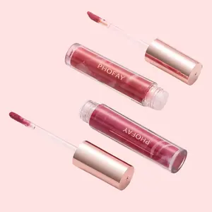 PHOFAY Rose Blooming Hydrating Lip Gloss 3.8 ML Moisturizing Soft & Smooth Lip Care for Charming Lips Lipstick Makeup Smooth Glossy Moisturizer Moisture Hydrate Cosmetic