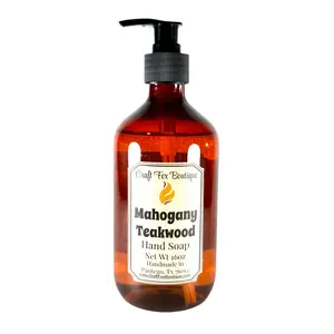 Mahogany Teakwood 16oz Hand Soap