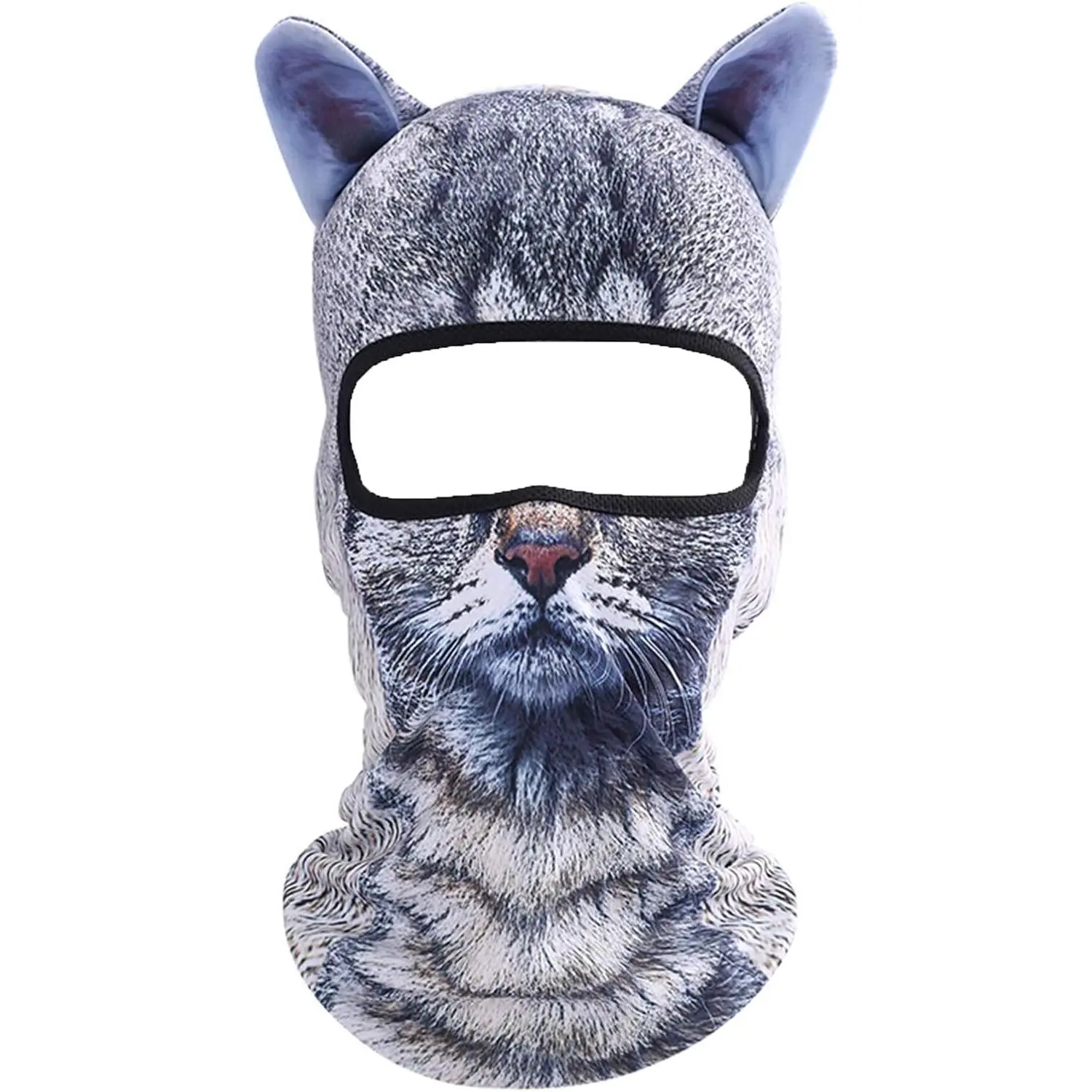 Cat Balaclava,Dog Balaclava,Halloween Hat,Cute Full Face Hood Mask Animal Ski Mask for Hiking Riding Sports Outdoor, Sporty Face Covers & Mask, Sun Protection