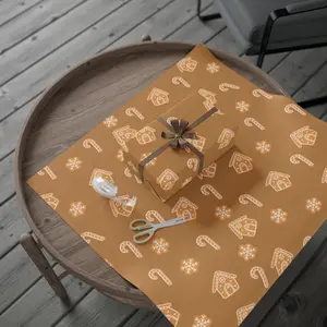 Christmas Wrapping Paper - Gingerbread Jingle