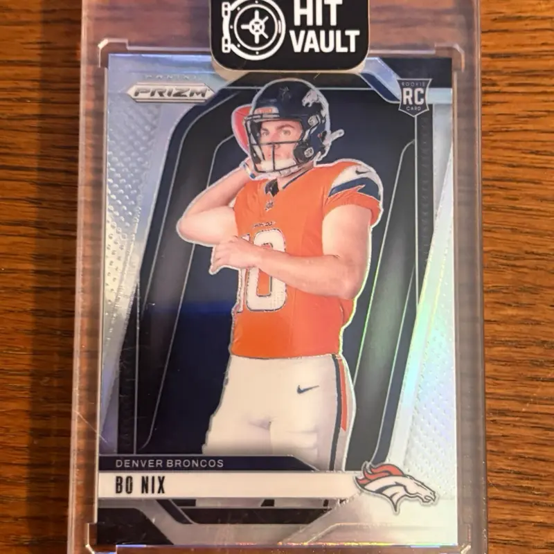 Panini Prizm 2024 Bo Nix Silver Prizm Variation Card