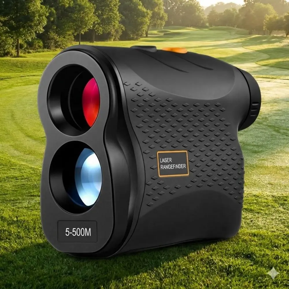 Professional Laser Rangefinder with 6x Zoom - Portable High-Precision Distance Measuring Telescope for Golf, Hunting, Outdoor Work. Features Fast Measurement, Mode Switching, Fog Mode & Adjustable Eyepiece.